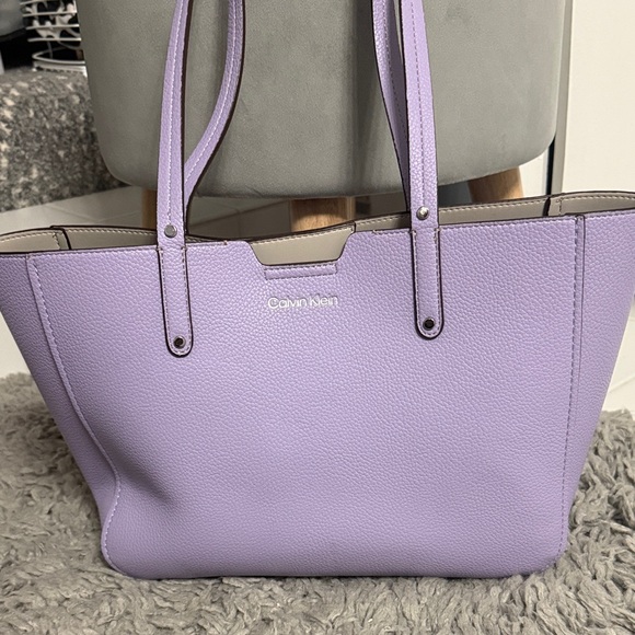 Calvin Klein Handbags - Calvin Klein Light Purple Tote Bag